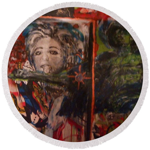 Buffy - Round Beach Towel