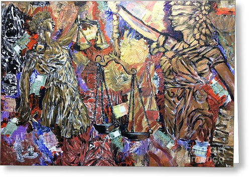 Lady Justice - Greeting Card