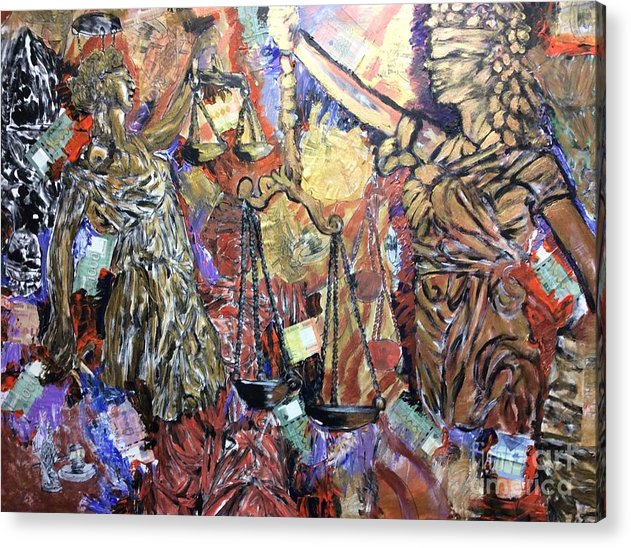 Lady Justice - Acrylic Print