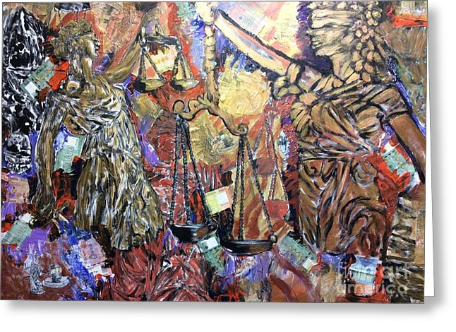 Lady Justice - Greeting Card