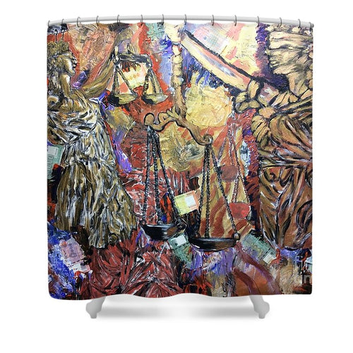 Lady Justice - Shower Curtain