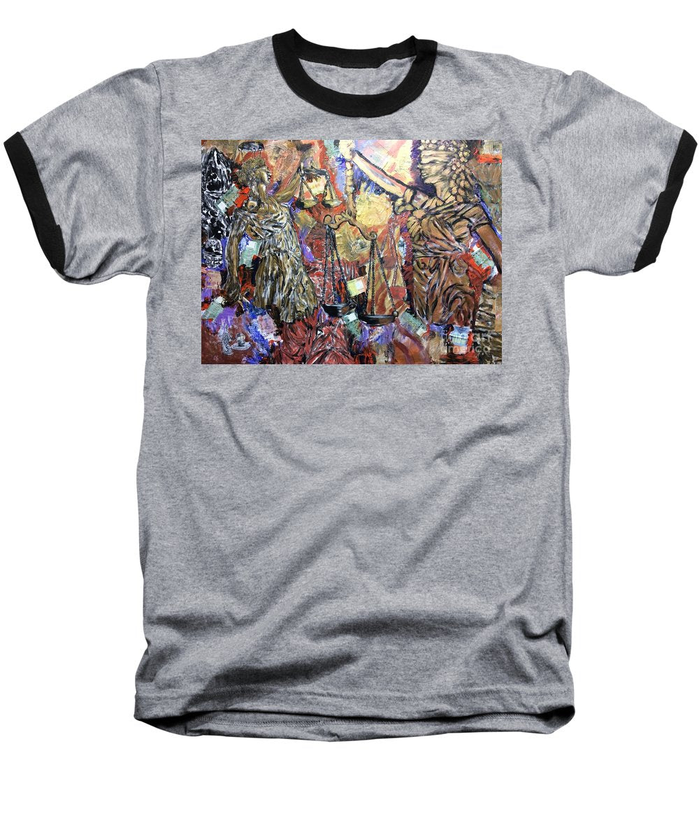 Lady Justice - Baseball T-Shirt