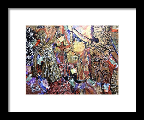 Lady Justice - Framed Print
