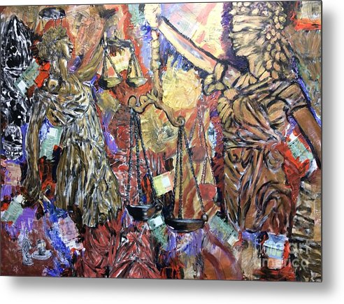 Lady Justice - Metal Print