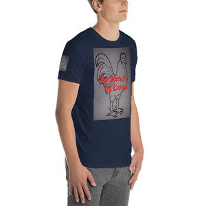 Rooster (By hook or By crook) Short-Sleeve Unisex T-Shirt