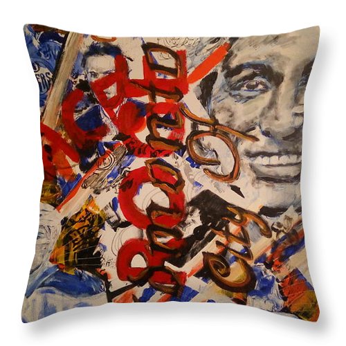 Oiler's Hockey - Throw Pillow