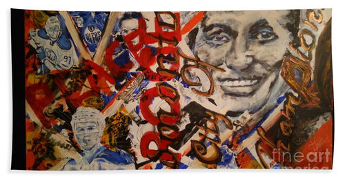 Oiler's Hockey - Bath Towel