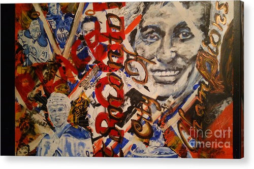 Oiler's Hockey - Acrylic Print