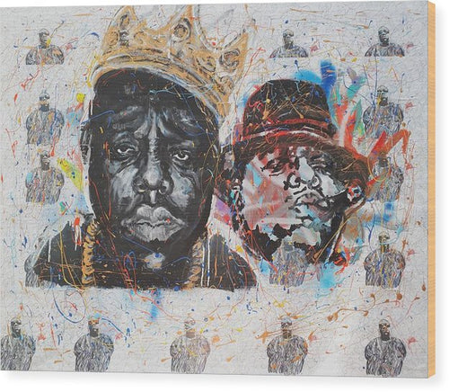 The Notorious B.i.g - Wood Print