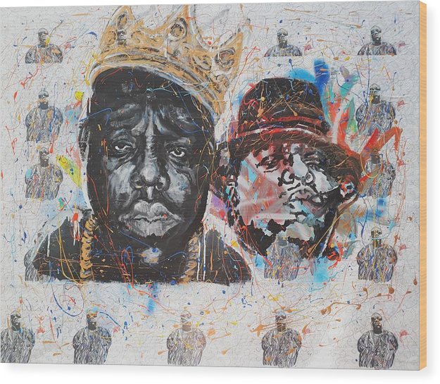 The Notorious B.i.g - Wood Print